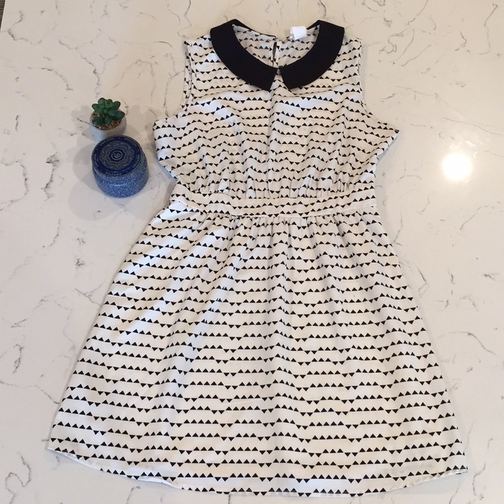 Black and white dress